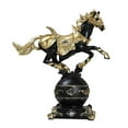 thumbnail image 4 of Adorno de caballo Figura de caballo Estatua Chimenea Escritorio Gabinete Decoraciones para el hogar Estante Soporte de TV Adorno de caballo de 24 x 27 x 11 cm, 4 of 8
