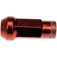 thumbnail image 5 of Dorman 713-485E Wheel Lug Nut for Specific Nissan Models, Red; Chrome (Pack of 20), 5 of 7