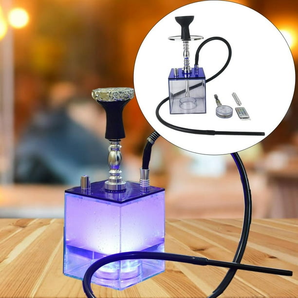 completo de 1 manguera , kit para , limpieza, con , kit portátil para de montaje para clubes - AZUL shamjiam Cachimba completa