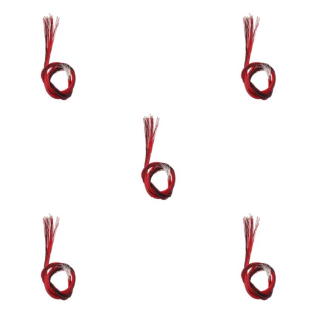 Wweixi 10/Set Exquisite LED Light Fairy Garden Lawn 3V Lamp Post Outdoor Space blue wire length 30cm 5Set
