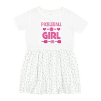 Inktastic Pickleball Girl Girls Toddler Dress