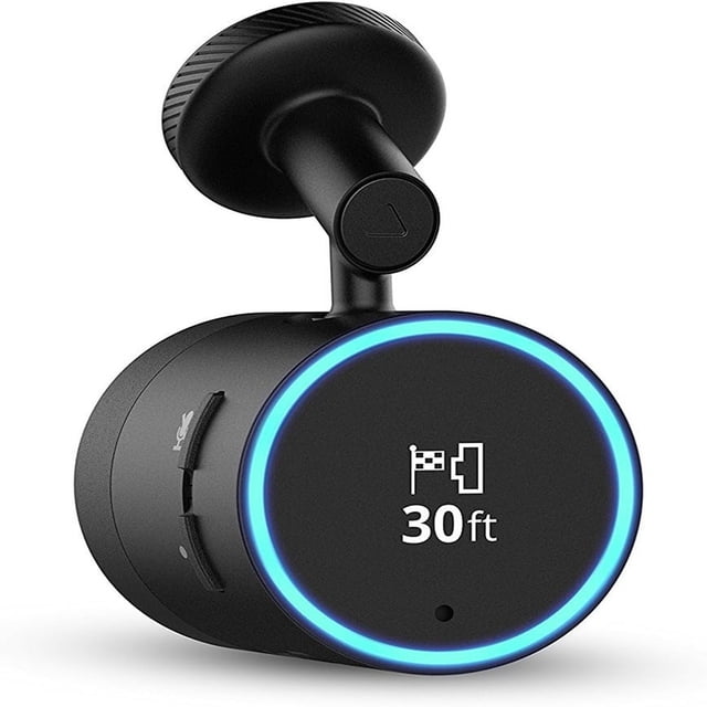 Garmin Speak 010-01862-15 with Amazon Alexa – Voice-Controlled In-Car Assistant for Music, Navigation & Smart Home Control
