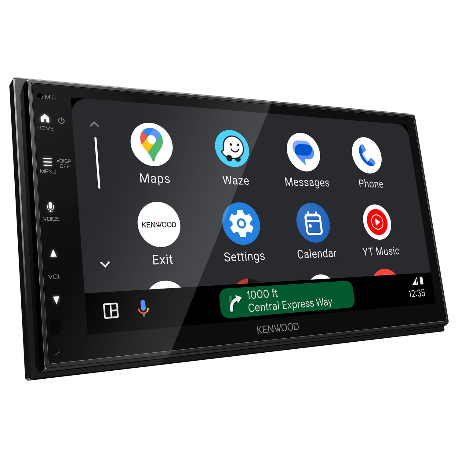 KENWOOD DMX5710S 6.8-In. Car In-Dash Unit, Double-DIN Digital Receiver with WSVGA Touch Screen, Wireless Android Auto/Apple CarPlay, and SiriusXM Ready