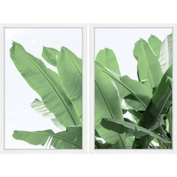 Marmont Hill Printed Botanical Framed Photographic Art, Set of 2