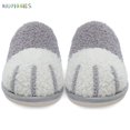 thumbnail image 3 of BadPiggies Winter Warm Fleece Slippers, Anti-Slip Cute Animal Paw House Slippers Soft Cozy Plush Shoes for Women Men, 3 of 7