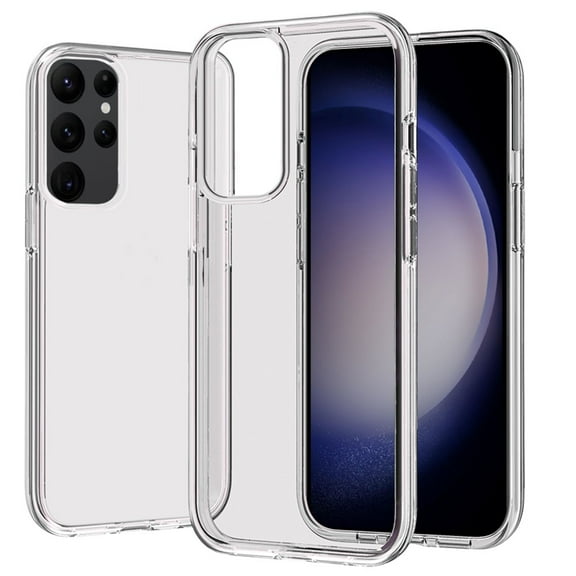 For Samsung Galaxy s24 Sturdy Ultra Thick 3mm Transparent Hybrid Case Cover - Clear