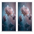 thumbnail image 2 of Designart "Soft Ethereal Pink Rose Blossom I" Floral Rose Framed Wall Art Set Of 2 - Traditional Pink Gallery Wall Frame Set For Home Decor, 2 of 6
