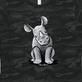 thumbnail image 4 of Inktastic Curious Rhinos Women's T-Shirt, 4 of 5