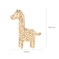thumbnail image 2 of GAXIRE 40pcs Wooden Animal Cutouts for Kids Crafts, Unfinished Wood Shapes for Painting, Decor and Projects, 2 of 5