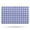 Blue and White Checkered Pattern, variant on Yellow and White Checkered Pattern Non Slip Microfiber Bathroom Rugs, Soft Rubber Backing Bath Mats for Bathroom Floor Tub and Shower,17"x30"