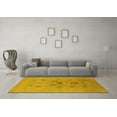 thumbnail image 3 of Ahgly Company Indoor Rectangle Oriental Yellow Industrial Area Rugs, 6' x 9', 3 of 4