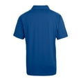 thumbnail image 3 of Men's Cutter & Buck Blue BYU Cougars Prospect Eco Textured Stretch Recycled Polo, 3 of 3