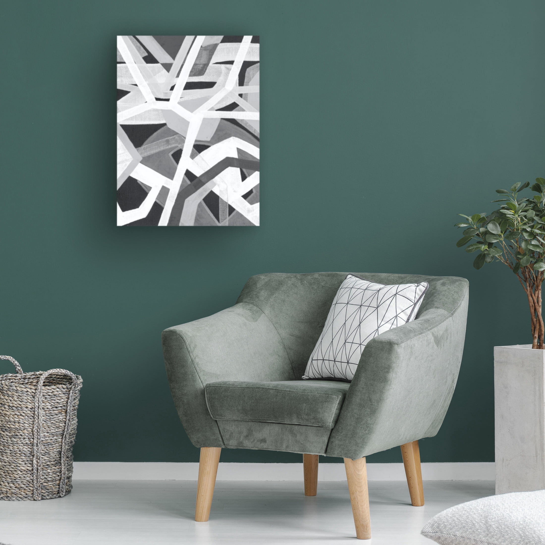 Trademark Fine Art Nikki Galapon Magnetic Greys II Canvas Wall Art