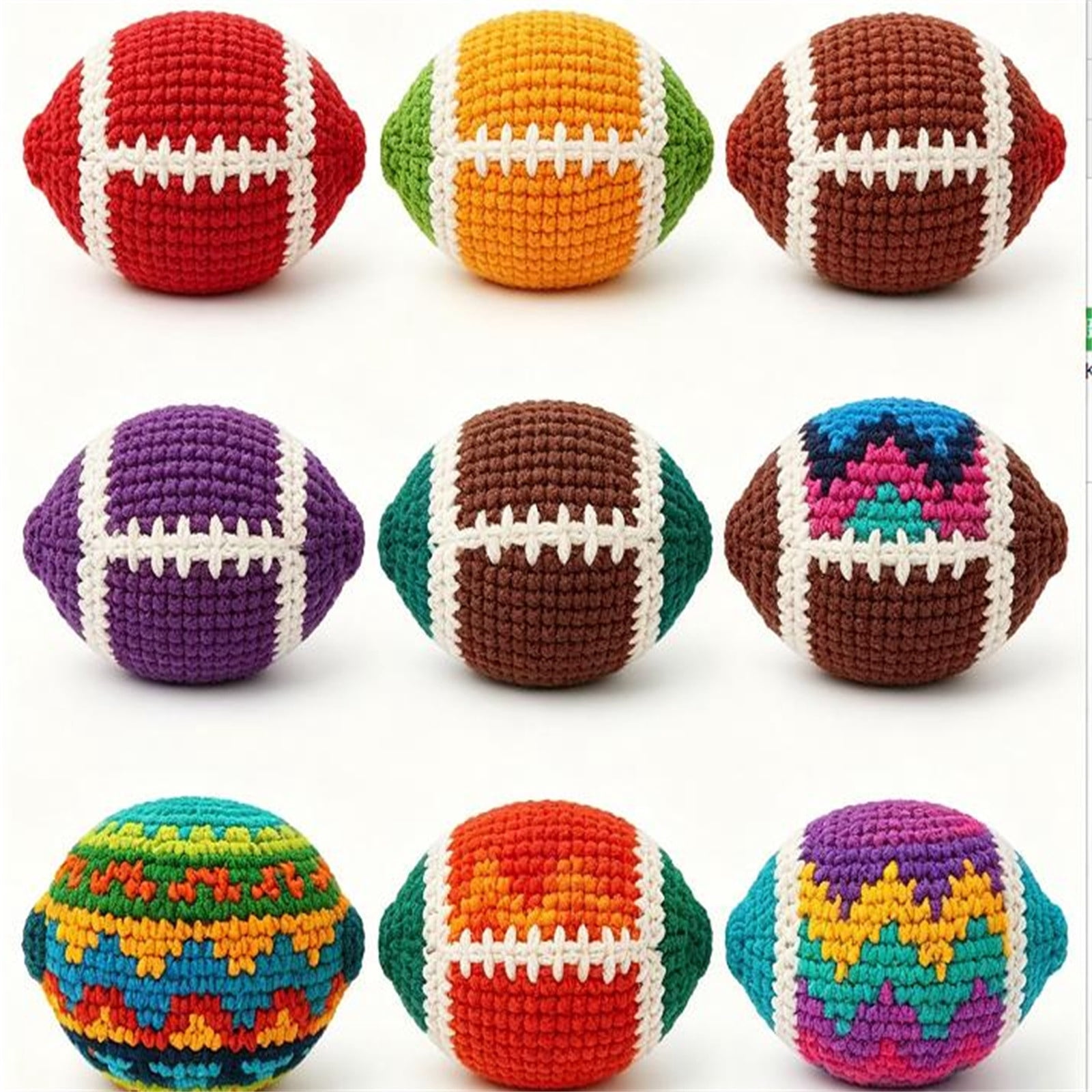 Mia Jewel Shop Rainbow Multicolored Crochet Zig Zag Geometric