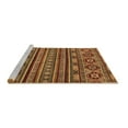 thumbnail image 2 of Ahgly Company Machine Washable Indoor Rectangle Abstract Brown Modern Area Rugs, 8' x 12', 2 of 4