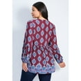 thumbnail image 2 of Avenue Women's Plus Size Mara Blouson Sleeve Tunic, 2 of 2