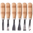 thumbnail image 1 of 6Pcs Woodcut Knife Wood Carving Chisel Set Chip Detail Carving Chisels Kit Rust-Proof Wood Carpenter Hand Tools For Working Diy, 1 of 7