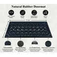 thumbnail image 4 of A1 Home Collections 19-LB Heavy Duty Rubber Doormat 24"×57" - Won't Blow Away | Outdoor Front Door Mat, Mud Dirt Scraper, Non-Slip Drainage Mat for Entryway Patio Garage, All-Weather, 4 of 7