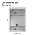 thumbnail image 3 of Ropero Closet Madesa Denver 2 Puertas Corredizas Blanco, 3 of 11