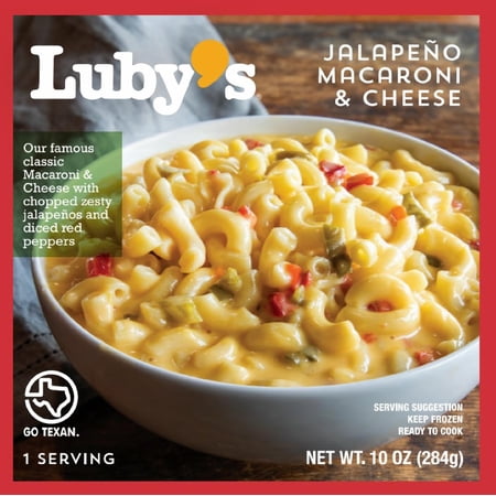 Luby's Jalapeno Macaroni and Cheese, 10oz, Frozen Single Serve (1 Unit)