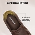 thumbnail image 6 of Fittington Men's Wide Width Slip On Dress Shoes Water-Resistant Lightweight Casual Business Oxfords Leather Shoes 10 Extra Wide, 6 of 11