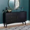 thumbnail image 3 of Angelo HOME 52" Mid-Century TV Console - Black, 3 of 6
