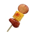 thumbnail image 1 of Mini barbacoa, Kebabs, juego de comida, barbacoa de aprendizaje, juguetes de cocina, comida de barbacoa en miniatura para niños, regalos de vacaciones Carne De Maíz Con Cebolla, 1 of 8