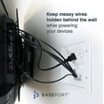 thumbnail image 6 of BASEPORT In Wall Cable Management Kit, TV Cord Hider for Wall Mounted TV with Recessed Outlet, 6 of 6