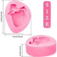 thumbnail image 2 of 2 Pieces 3D Human Heart Shaped Ice Cream Mousse Mold DIY Halloween Heart Silicone Mold Fondant Chocolate Pudding Mold, 2 of 4