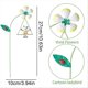 thumbnail image 2 of iron Garden Flowers 6pcs Decorative iron Plant Stakes C, 2 of 5