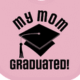 thumbnail image 4 of Inktastic My Mom Graduated Boys or Girls Baby Bib, 4 of 4