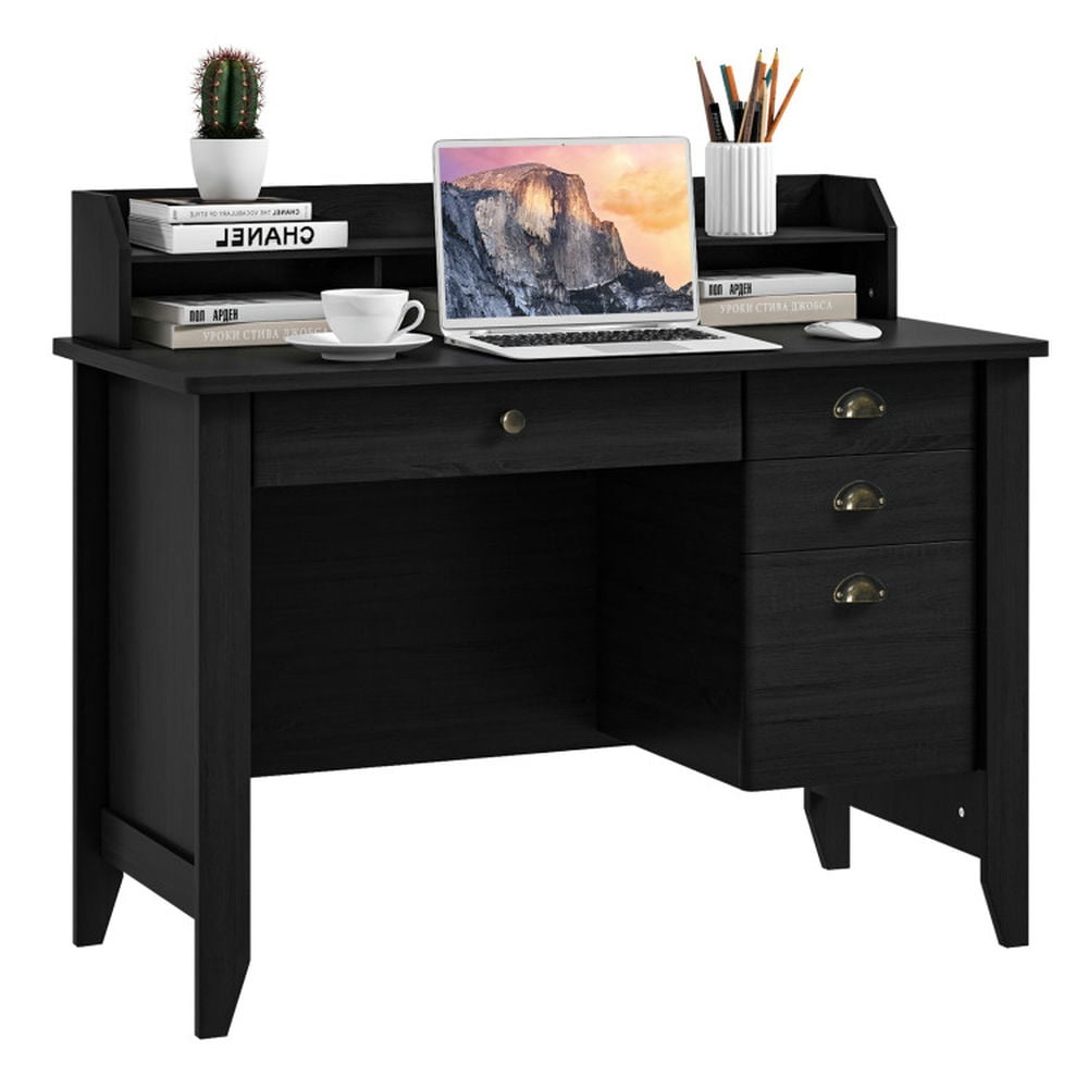 GVN Computer Desk PC Laptop Writing Table Workstation -Black, Desk for Bedroom, Gaming Computer Desks for Study,Working,Writing GVN Computer Desk PC Laptop Writing Table Workstation -Black, Desk for Bedroom, Gaming Computer Desks for Study,Working,Writing