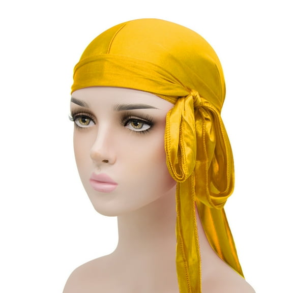 TYGHBN Durag Colour Options | Silk Du Rags for Men & Women | for Braids & Locs Bucket Hat Ladies Corduroy Straw Hat Gentlemen Boy's Bucket Hat Beret Men's Cap Leopard Print Ladies Hat Sun Men's Hat