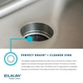 thumbnail image 6 of Elkay ELUHAD141845PD Lustertone Stainless Steel 16-1/2" x 20-1/2" x 4-3/8" Single Bowl Undermount ADA Sink with Perfect Drain, 6 of 7