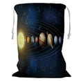 thumbnail image 1 of EREHome Solar system planets orbit sun labels Storage Basket Laundry Bag with Drawstring 18x24 Inch, 1 of 2