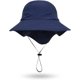 thumbnail image 2 of Sombrero para el sol de verano para niños y niñas, con protección UPF 50+, ala ancha, cuello y solapa, para jugar en la playa, de 2 a 7 años, 2 of 7