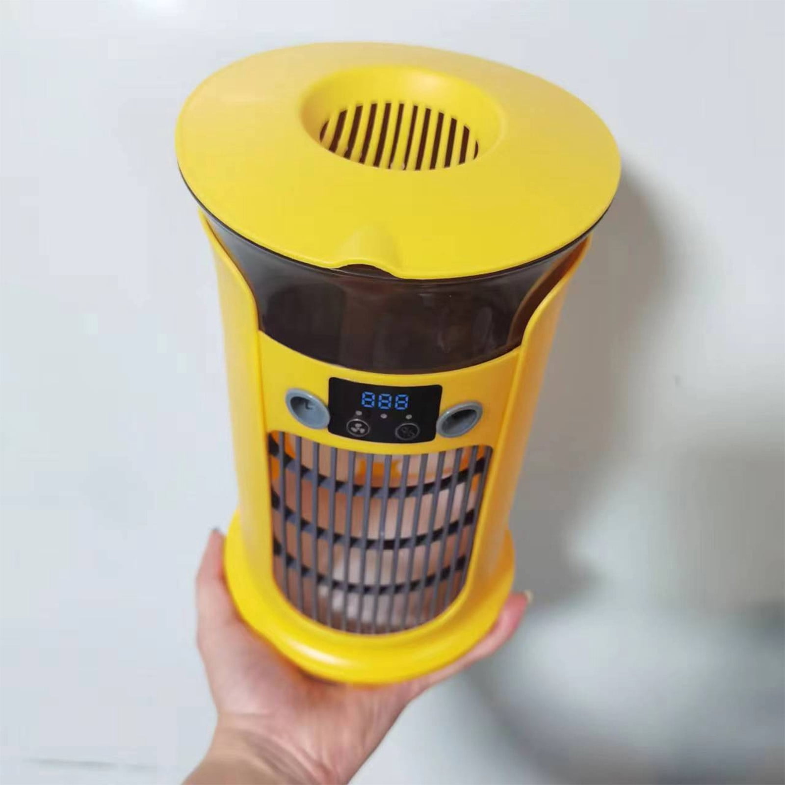 YFGEFTR Small Portable Air Conditioning USB Charging, Desktop Air Cooler with 3 Speeds Evaporative, Personal Windowless Cooling Fan for Own Use