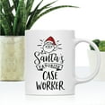 thumbnail image 2 of Koyal Wholesale Santa Claus Ceramic Coffee Mug, Santa's Favorite Case Worker, 2 of 5
