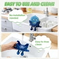 thumbnail image 6 of 2 PCS Cute Hanging Sponge Holder with Drainage, 2026 New Sponge Holder with Drainage Featuring Legs and Open Draining Design, 3D Printing Countertop Sponge Holders for Kitchen Sink (Pink&Blue), 6 of 9