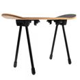 thumbnail image 4 of Table de Camping Pliable Pied de Planche à Roulettes 1 Paire de Support Compact Portable Fournitures DIY Bureau Banc Pied, 4 of 6