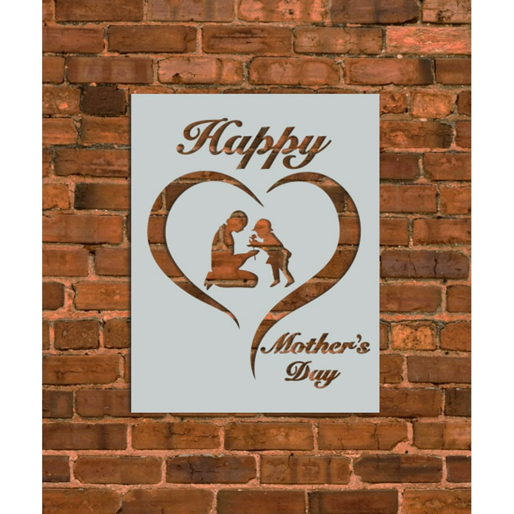 Happy Mother’s Day Stencil - Walmart.com - Walmart.com