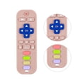 thumbnail image 2 of Juguete para masticar para bebés, juguete de desarrollo sensorial congelable sin BPA (rosa), 2 of 3