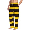 thumbnail image 2 of Balery Bee Stripe print Men's Pajama Pants,Ultra Lightweight Pjs,Lounge Pant-X-Large, 2 of 9