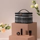 thumbnail image 3 of Billuyoard Bolsa de almacenamiento Bolsas simples Zip Sólido Ligero Paquete portátil Cosméticos Pastas de dientes Cepillo de dientes Negocios Almacenamiento y organización del hogar Negro, 3 of 6