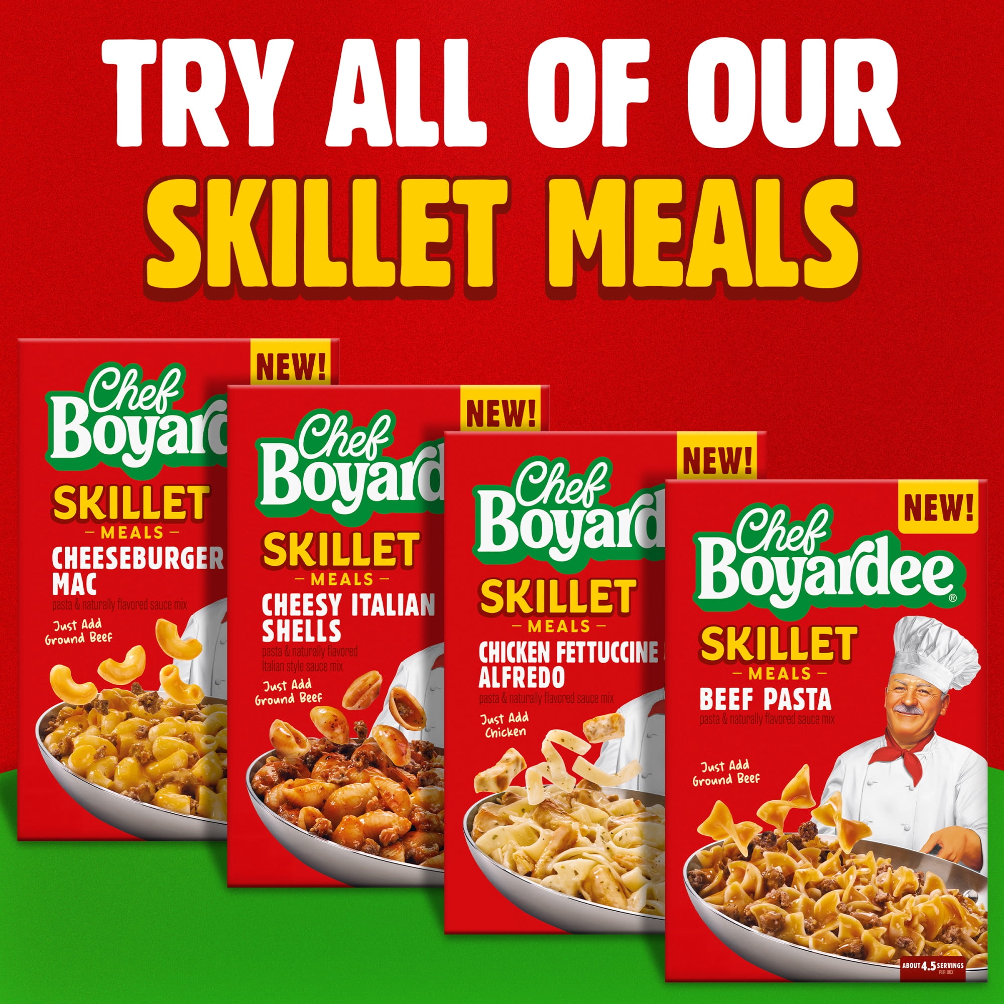 Chef Boyardee Ready-to-Serve Meat Lasagna Skillet Meal, 5.3 oz Packaged Meal