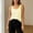 Yellow, variant on Liweisiy Striped Tank Tops For Womens Sleeveless Crewneck Relaxed Fit Pajama Tops Layer Printed Casual Sleepwear Gray XL
