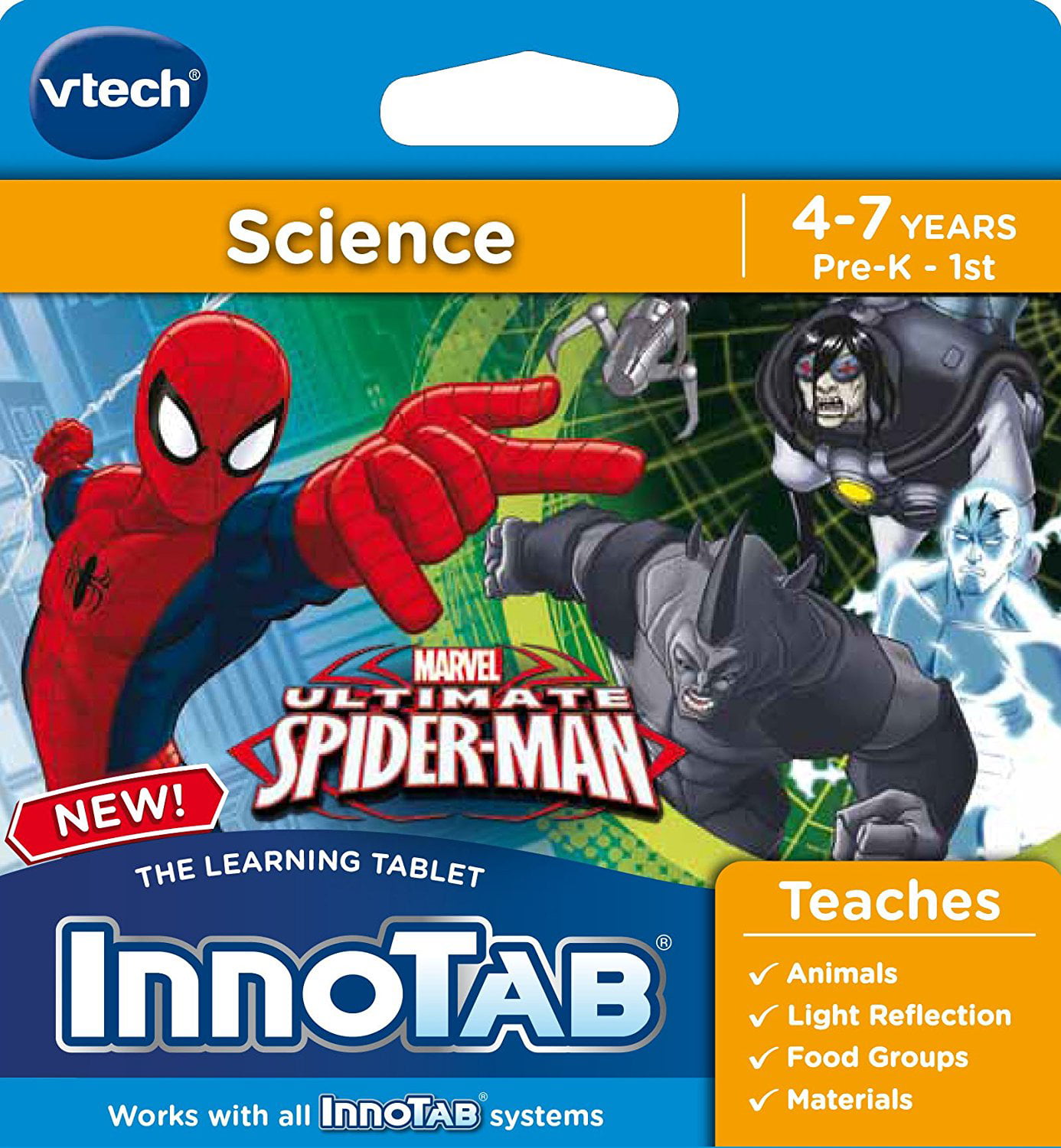 Vtech InnoTab Disney Miles From Tomorrowland Learning Science Game Pre-K 4-7 yrs 