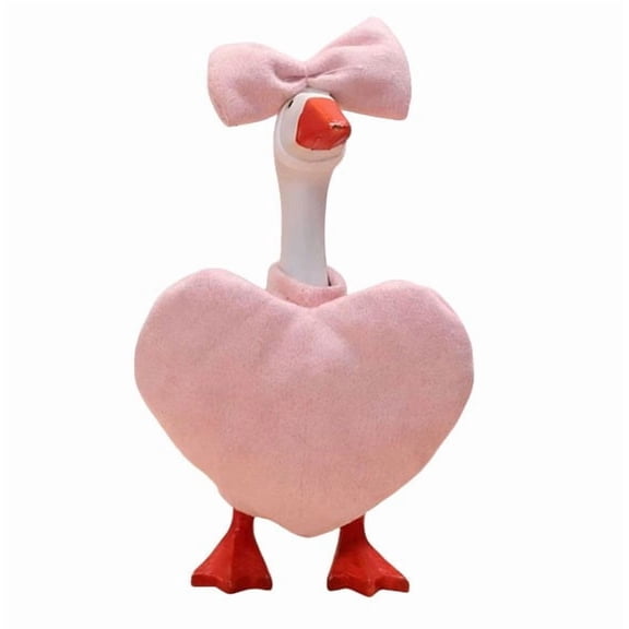 Floral Summer Porch Goose Outfit, Seasonal Porch Goose Outfits, 23 Inch Goose Statue Outfit for Patio Yard Home Decor