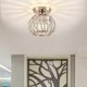 thumbnail image 3 of TTMA Chandelier Crystal Ceiling Lighting Fixture, Small LED Recessed Ceiling Light for Kitchen, Dining Room, Living Room (Gold), 3 of 5