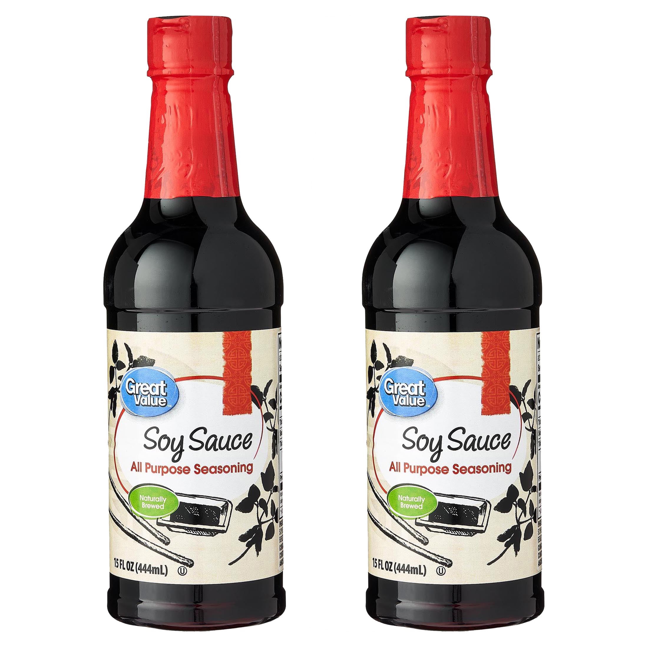 Great Value Naturally Brewed Soy Sauce, 15 fl oz - Walmart.com
